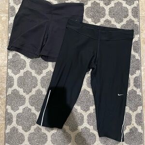 2 pairs NIKE workout bottoms​​​​​​​​​​